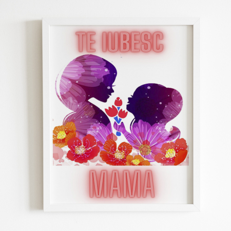 8 Martie - Rama Foto Te Iubesc Mama-Deyu