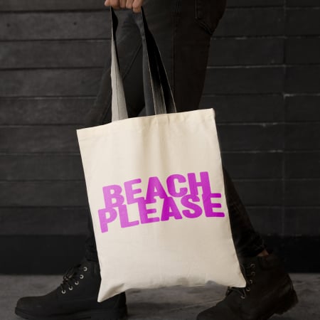 Sacose si Rucsacuri - Sacosa Personalizata Beach Please