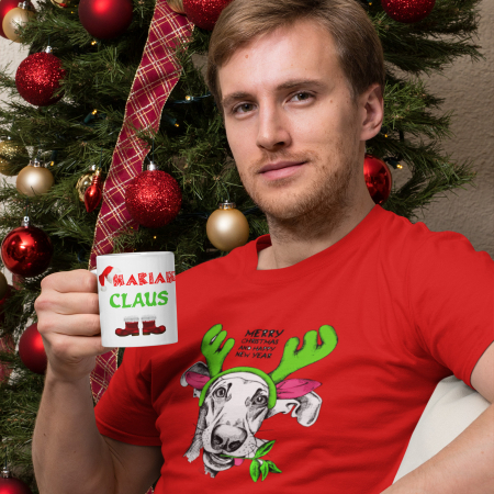 Pachete cadou - Set Tricou si Cana de Craciun-Deyu