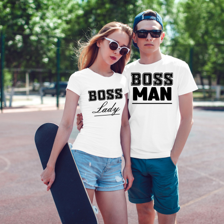 Set Tricouri Cuplu Boss-Deyu [1]