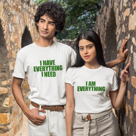Tricouri Cupluri - Set Tricouri  Cuplu Everything-Deyu