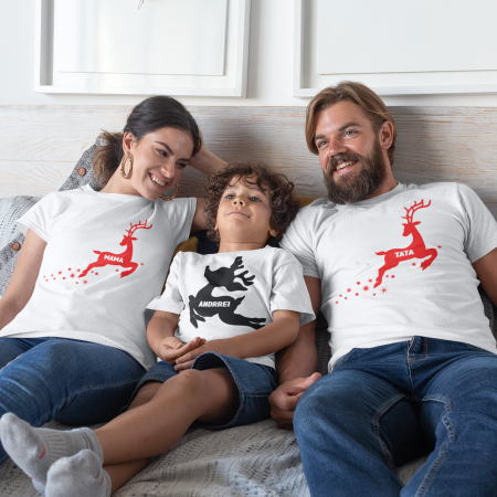 Tricouri Familie - Set Tricouri Familie Ren-Deyu