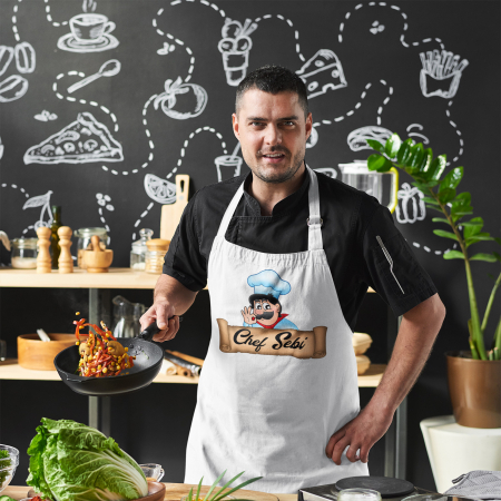 Sorturi de Bucatarie Personalizate - Sort Personalizat Chef-Deyu