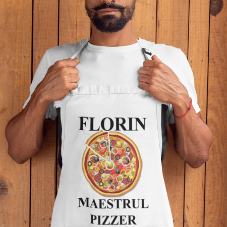 Sorturi de Bucatarie Personalizate - Sort Personalizat Pizzer-Deyu