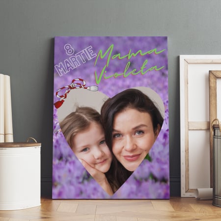 8 Martie - Tablou Canvas La Multi Ani Mama-Deyu