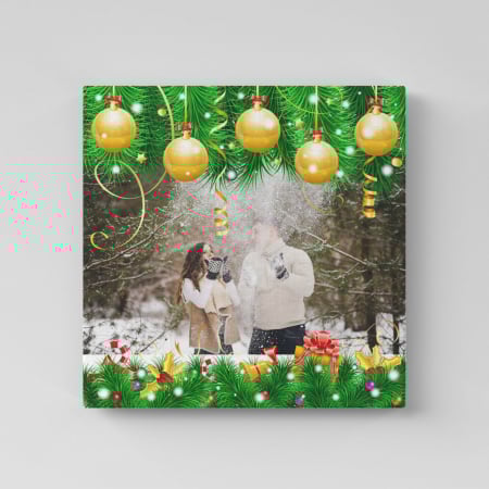 Tablouri si Rame foto de Craciun - Tablou personalizat Craciun 30x30-Deyu