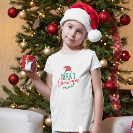 Tricouri Copii - Tricou Copii Merry Christmas-Deyu