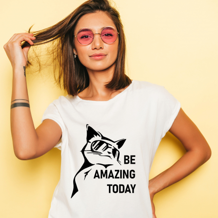Cadouri Ocazii Speciale - Tricou Be Amazing Today-Deyu