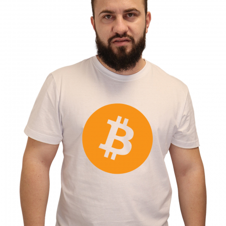 Tricouri cu Mesaje - Tricou Bitcoin-Deyu