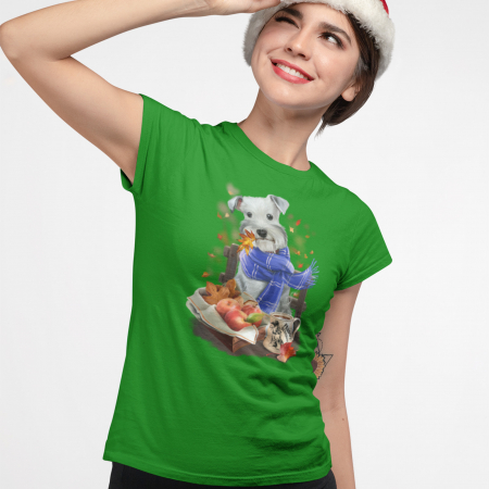Tricouri de Crăciun - Tricou Cainele Gospodar- Deyu