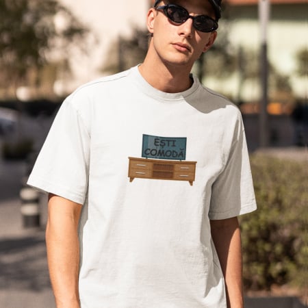 Tricouri Zicale Romanesti - Tricou Esti Comoda- Deyu