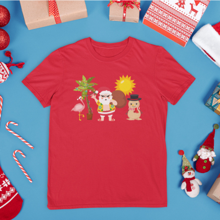 Tricou Craciun In Vacanta- Deyu [2]