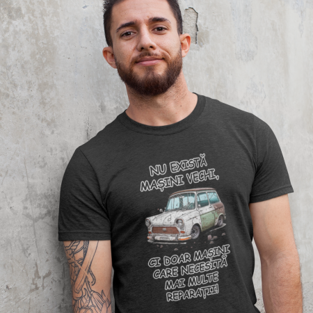Tricou cu mesajul"Nu exista masini vechi"-Deyu [1]