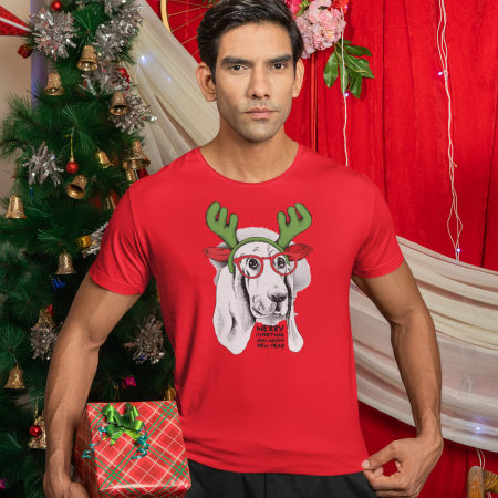 Tricouri de Crăciun - Tricou Dog Christmas- Deyu