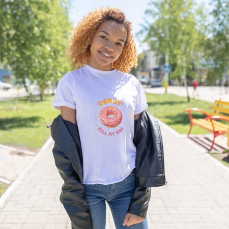 Tricouri Vesele - Tricou Donut Kill My Vibe-Deyu