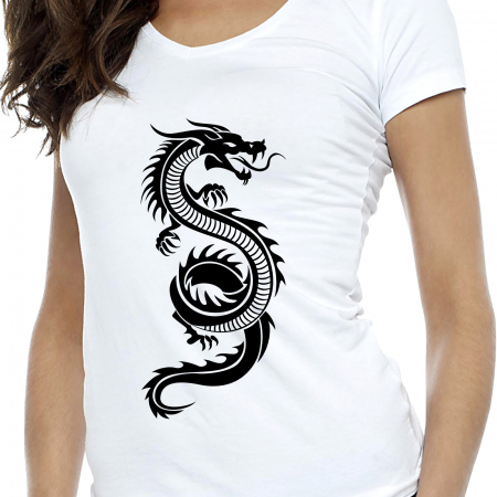 Tricouri cu Mesaje - Tricou Dragon-Deyu