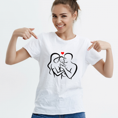 Tricouri cu Mesaje - Tricou Family-Deyu