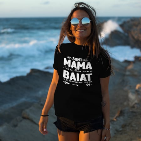 8 Martie - Tricou Mama De Baiat-Deyu