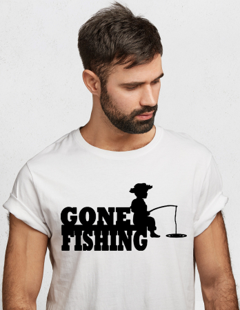Tricouri Pescari - Tricou Gone Fishing-Deyu