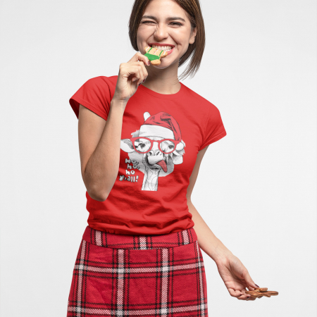 Tricouri de Crăciun - Tricou Ho Ho Ho All- Deyu