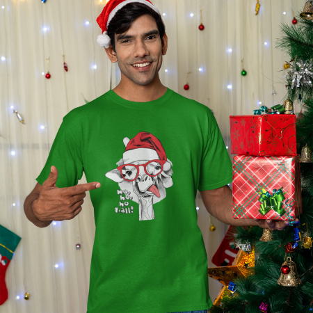 Tricouri de Crăciun - Tricou Ho Ho Ho All- Deyu