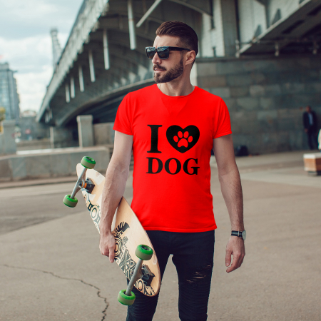 Tricouri Animalute - Tricou I Love Cat