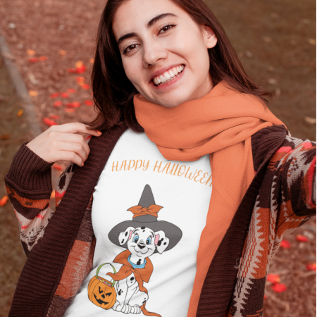 Tricouri cu Mesaje - Tricou happy Halloween-Deyu