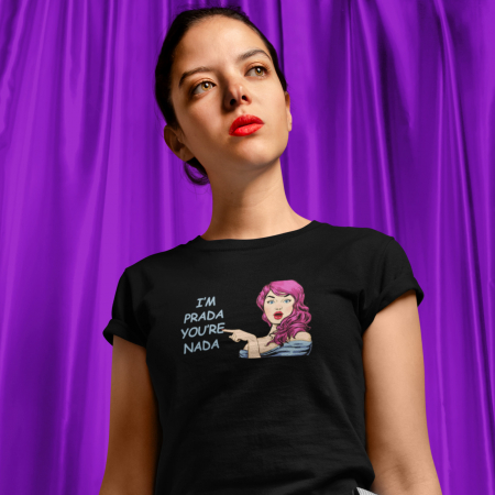 Tricouri cu Mesaje - Tricou I'm Prada-Deyu