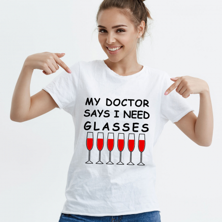 Cadouri Ocazii Speciale - Tricou I Need Glasses-Deyu
