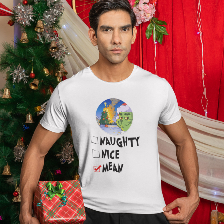 Tricouri de Crăciun - Tricou Mean- Deyu