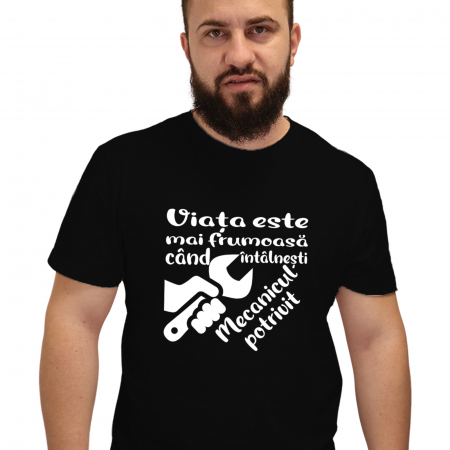 Tricouri Mecanici - Tricou Mecanicul Potrivit-Deyu