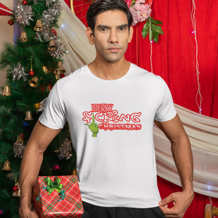 Tricouri de Crăciun - Tricou Merry Christmas- Deyu