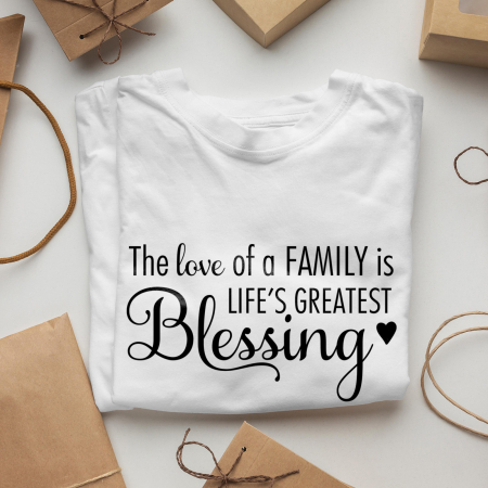 Tricouri Motivationale - Tricou Motivational Love A Family-Deyu