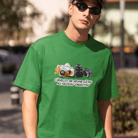 Tricouri Zicale Romanesti - Tricou Nu ai Obiective-Deyu