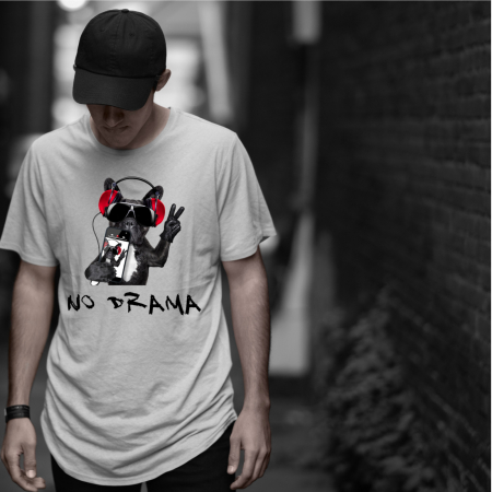 Tricouri cu Mesaje - Tricou No Drama-Deyu