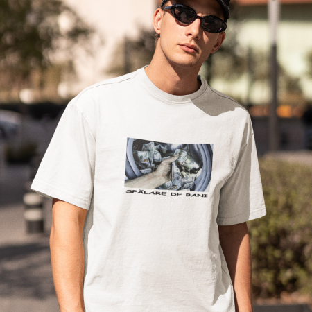 Tricouri Zicale Romanesti - Tricou Spalare De Bani-Deyu