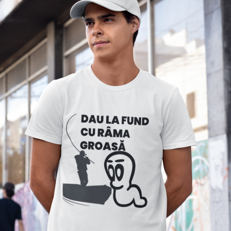 Tricouri - Tricou pentru pescari Dau la fund cu rama groasa-Deyu