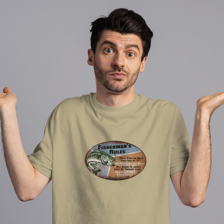 Tricouri Pescari - Tricou Pescari Fisherman Rules-Deyu