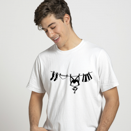 Tricouri - Tricou Pisica la Uscat