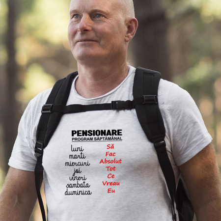 Tricouri Pensionari - Tricou Program Pensionare-Deyu