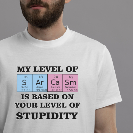 Tricouri cu Mesaje - Tricou Sarcasm-Deyu