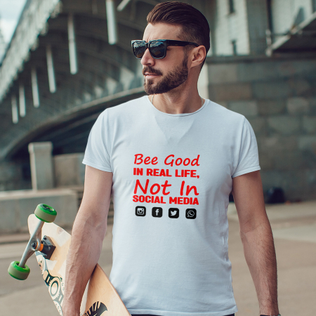 Tricouri cu Mesaje - Tricou Social Media-Deyu