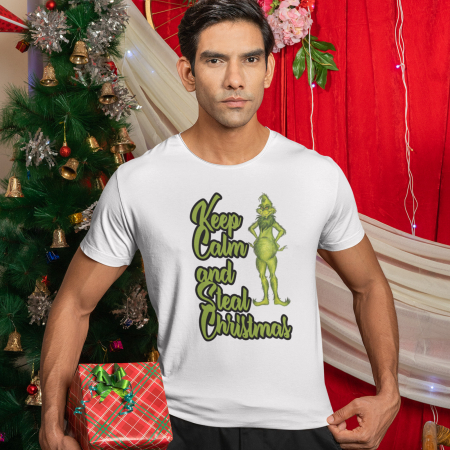 Tricouri de Crăciun - Tricou Steal Christmas- Deyu