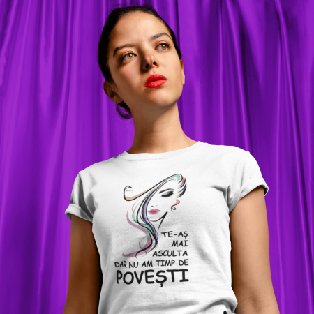 Tricouri cu Mesaje - Tricou Te*as Mai Asculta-Deyu