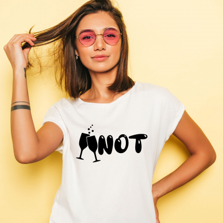 Cadouri Ocazii Speciale - Tricou Wine Not-Deyu