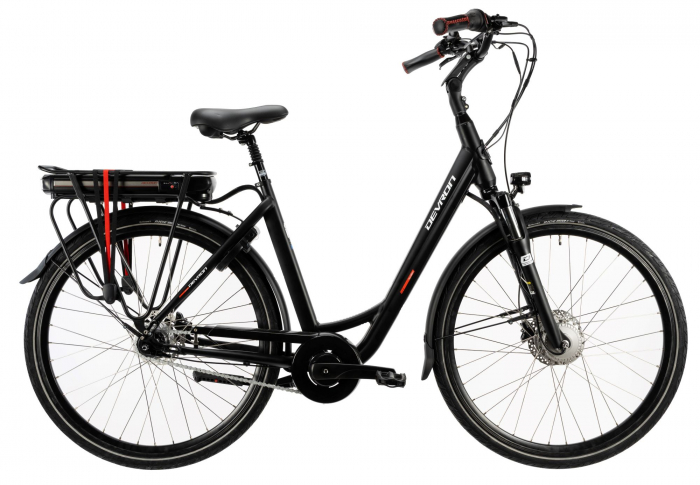 Bicicleta Electrica Devron 28126 Negru L 28 Inch [1]