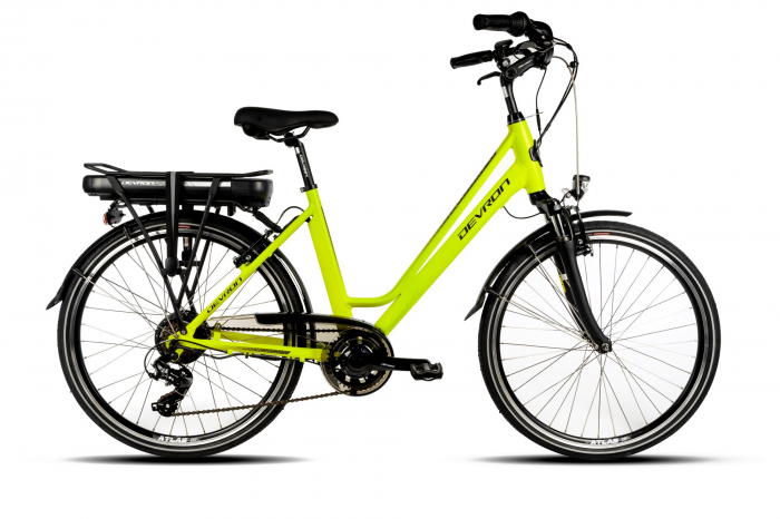 Bicicleta Electrica Devron 26122 460Mm Verde Neon 26 Inch [1]