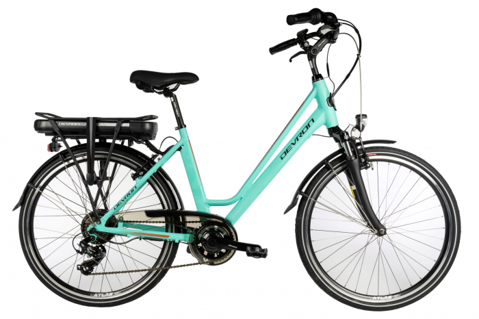 Bicicleta Electrica Devron 26122 460Mm Verde Neon 26 Inch [3]