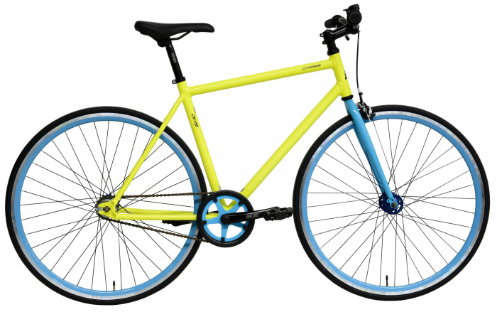 Bicicleta Oras Dhs Fixie 2896 495Mm Galben/Albastru 28 Inch [1]