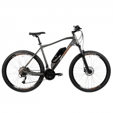 Bicicleta Electrica Afisport M17 - 27.5 Inch, L-XL, Gri [0]